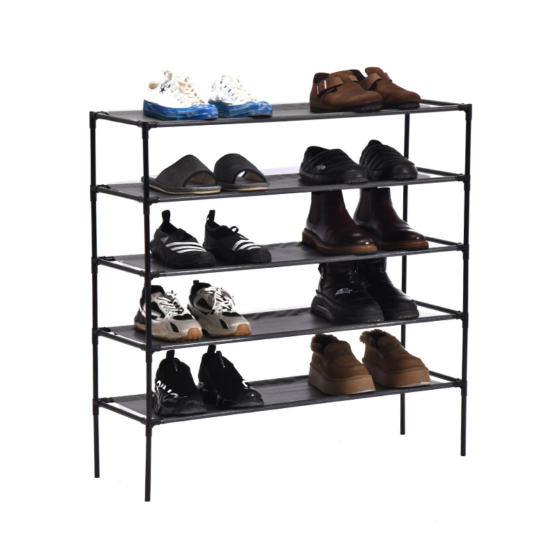 DIY Stackable Laminated Liner Shoe Rack